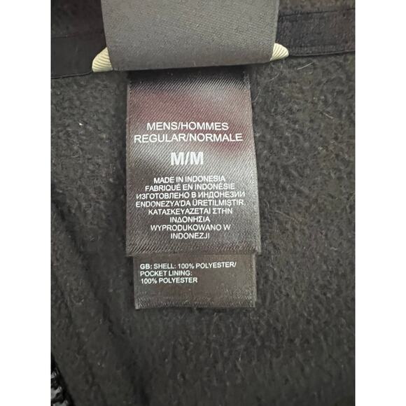 The North Face Black Long Sleeve Zip Up Warm Fleece 2 Pockets Jacket Size M - Picture 6 of 7